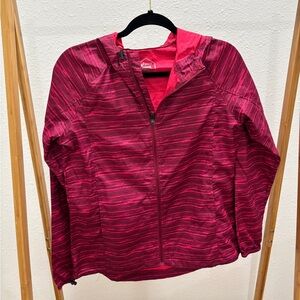 Asics Women's Vibrant Pink rain Jacket